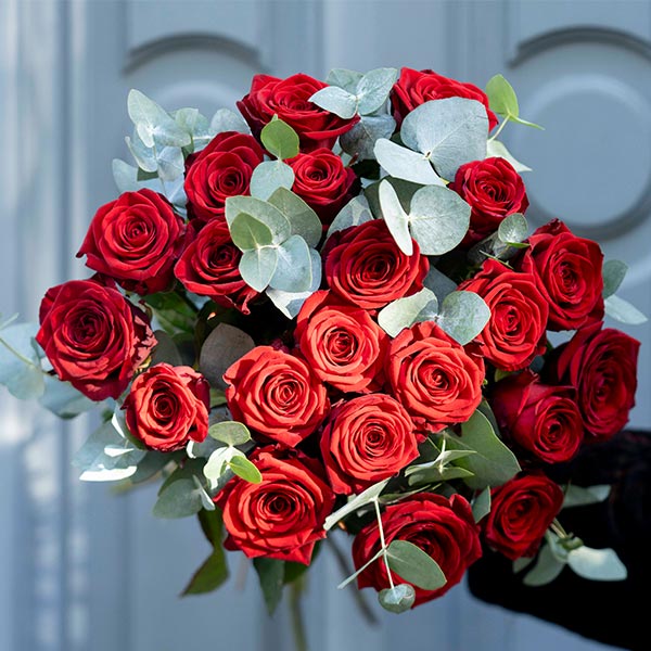 Bouquet de roses rouges